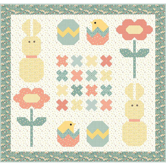 Bunny Cross Quilt Pattern by Sandy Gervais *Coming January 2025*