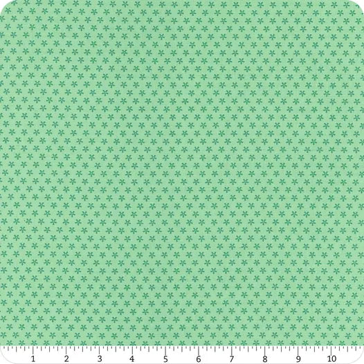 Bee Basics Tiny Daisy Teal Yardage $12.99/yard