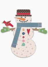 Lori Holt Let's Make a Snowman Needle Minder